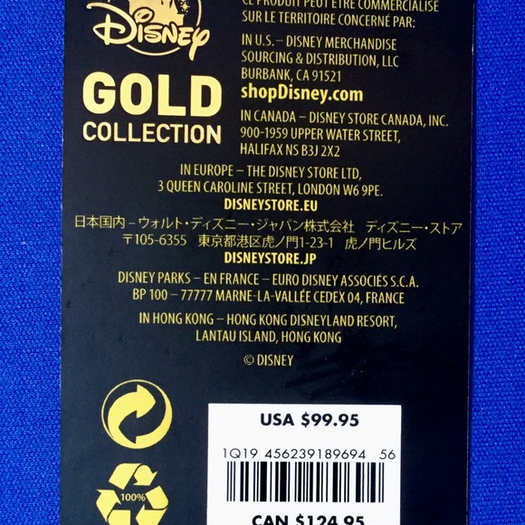 Disney Gold Jacket 90 Years Anniversary (Girls) M - Picture 2 of 8